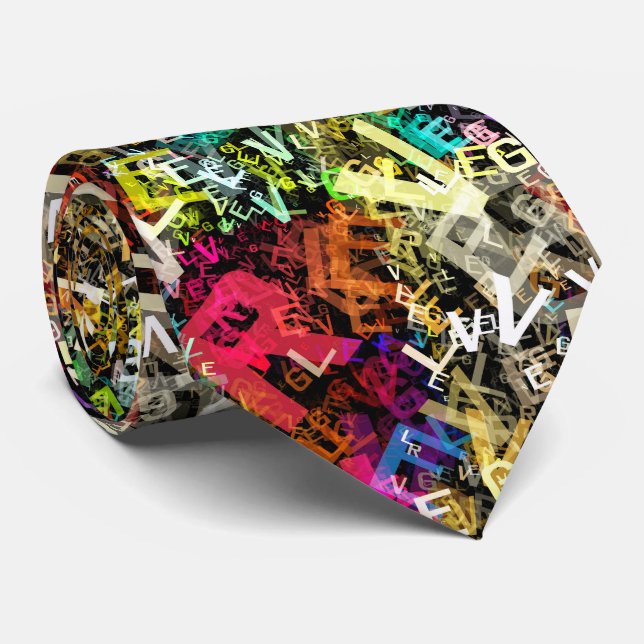 Corbata Alfabeto Art 1 Ties (Enrollado)