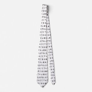 Corbata Alfabeto rúdico [Futhorc]