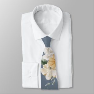 Corbata ALGO AZUL GRAN Boda FLORAL