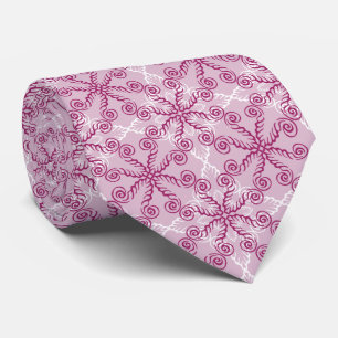 Corbata Algodón Candy Pink Swirl Necl Tira
