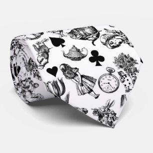 Corbata Alice White Rabbit Wonderland Classic