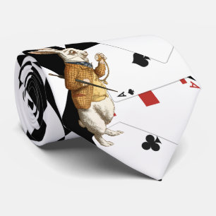 Corbata Alicia en el país de las maravillas con un patró