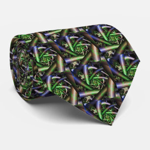 Corbata Alien   Arte fractal multicolor
