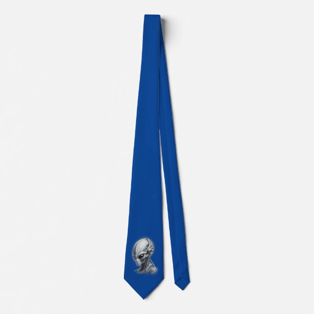 Corbata Alien Blue Tie (Anverso)