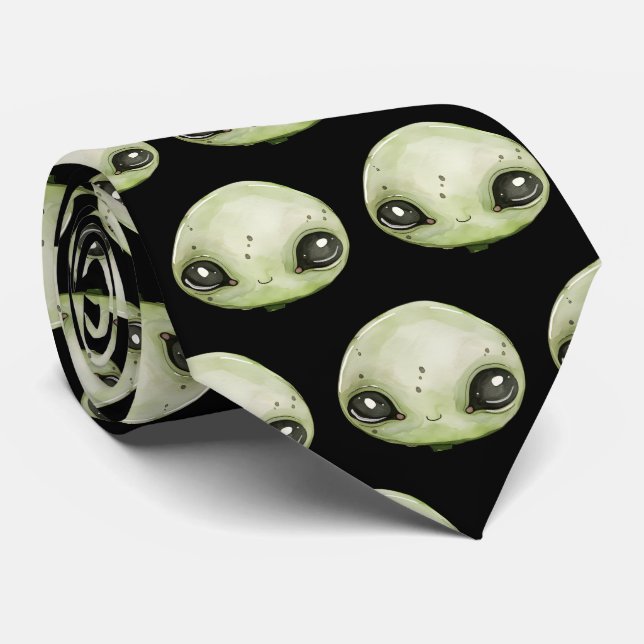 Corbata Alien Head (Enrollado)