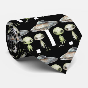 Corbata Alienígena y nave espacial