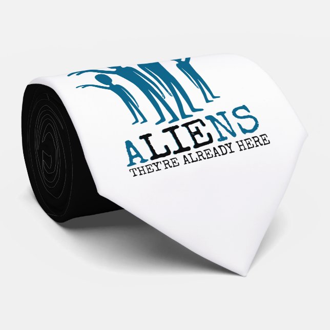 Corbata Alienígenas, ya están aquí (Enrollado)