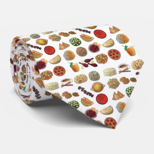 Corbata Alimentos indios degustan comida del Ilustracion i