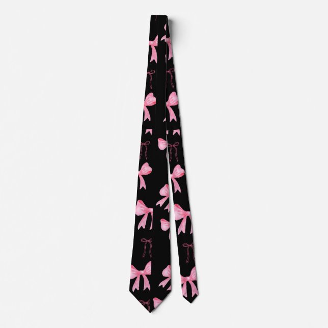 Corbata Almohada decorativa con patrón de lazo de cinta ro (Anverso)