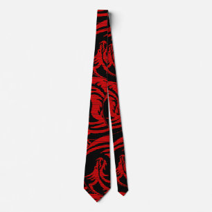 Corbata Almohadilla del ratón sobre el gel del dragón rojo