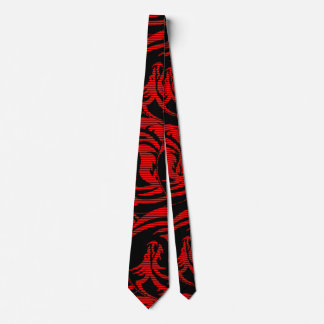 Corbata Almohadilla del ratón sobre el gel del dragón rojo