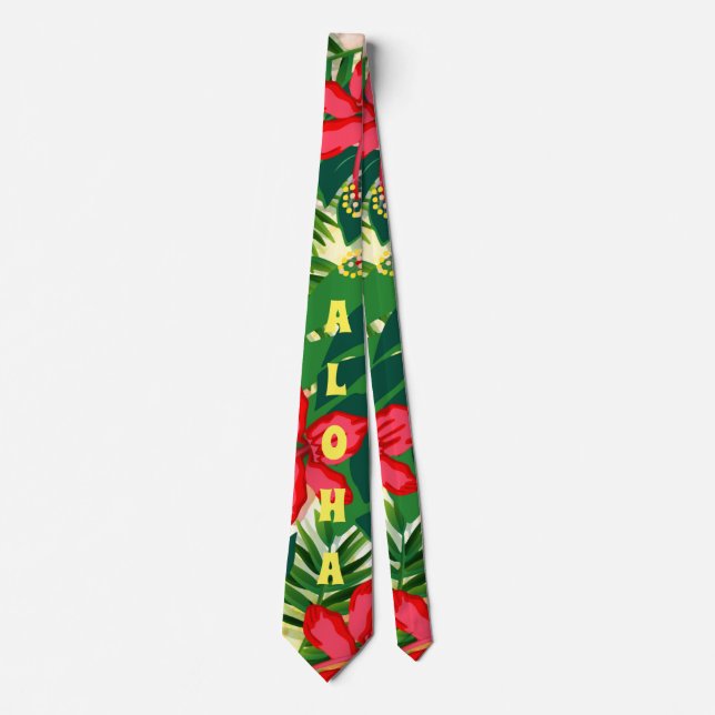 Corbata Aloha - Edición de verano (Anverso)