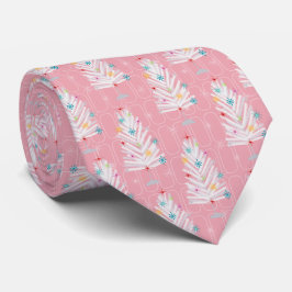 Corbata Aluminio Árboles navideños Navidades rosados
