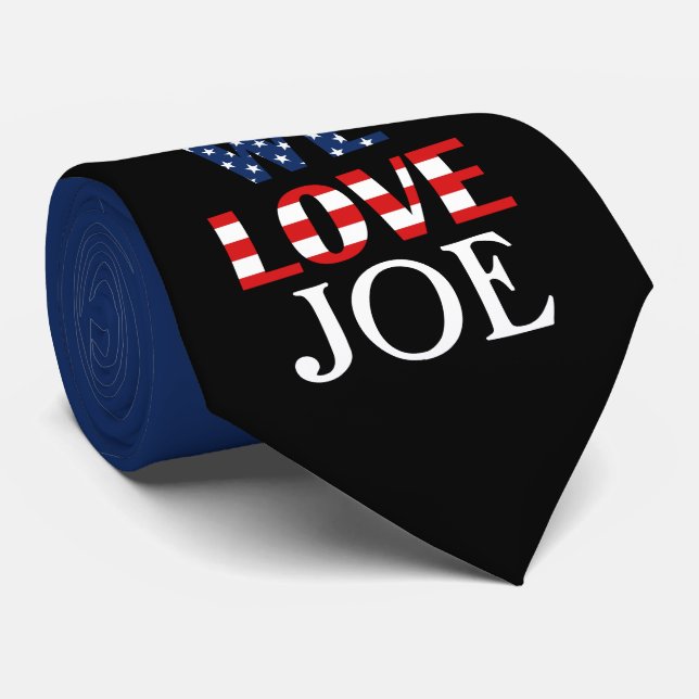 Corbata Amamos a Joe, Bandera Americana (Enrollado)