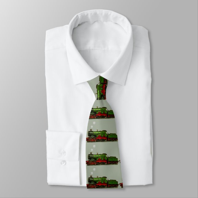 Corbata Amante de los trenes (Atado)
