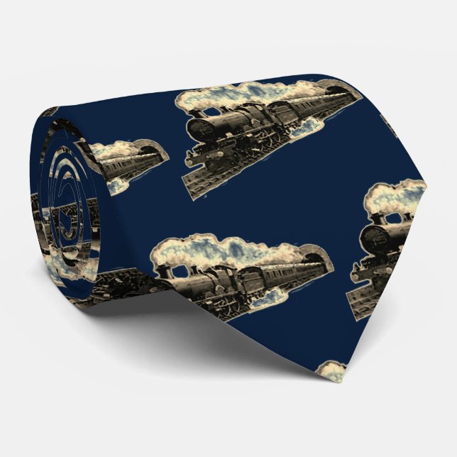 Corbata Amante de los trenes (Enrollado)