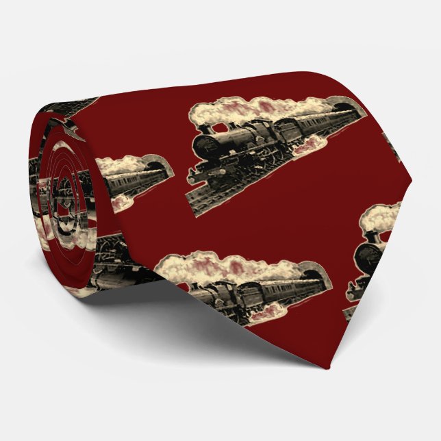 Corbata Amante de los trenes (Enrollado)
