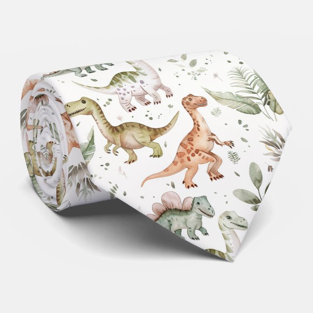 Corbata Amantes de los dinosaurios de Guay (Enrollado)
