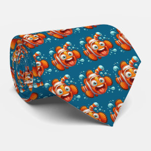 Corbata Amantes de peces divertidos azulejos