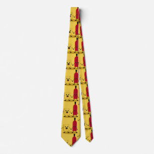 Corbata Amantes Del Vino Y El Queso
