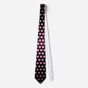 Corbata Amaranto rosa Techno Dots Moderno Negro
