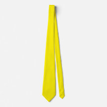 Corbata amarilla de lujo