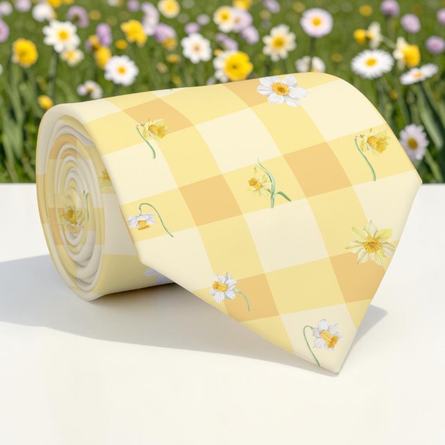 Corbata Amarilla Floral de Primavera de Temporada (Subido por el creador)