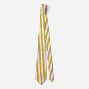 Corbata Amarillo Mostaza y Franjas Verticales Pintadas a M