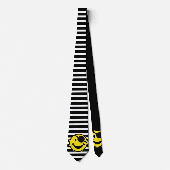 Corbata Amarillo pirata y rayas + tu espalda e idea (Anverso)