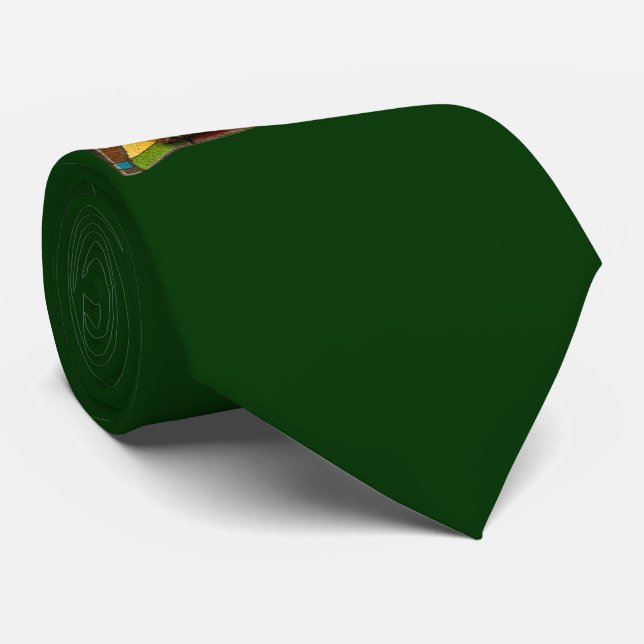 Corbata Amarre de moqueta mágica (verde oscuro) (Enrollado)