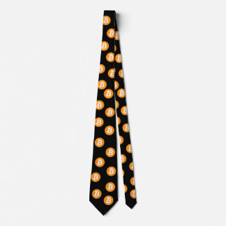 Corbata Amarre de onda de bitcoin BTC Crypto Token Neck