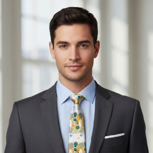Corbata Amarre de patrones de cielo azul