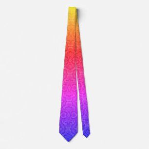 Corbata Amarre de textura de serpiente arcoiris