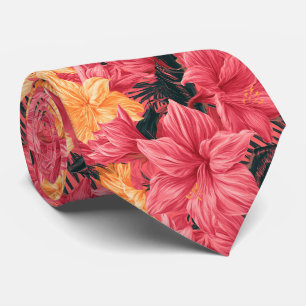 Corbata Amaryllis Estampado Padrino Boda Clásica