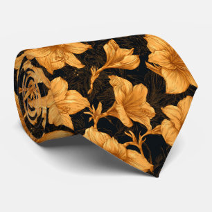 Corbata Amaryllis Flor Novio Boda