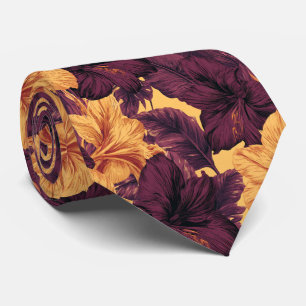 Corbata Amaryllis Floral Ropa de Hombre para Bodas 