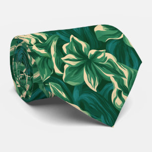 Corbata Amaryllis Print Padrino de Boda Fancy Boda 