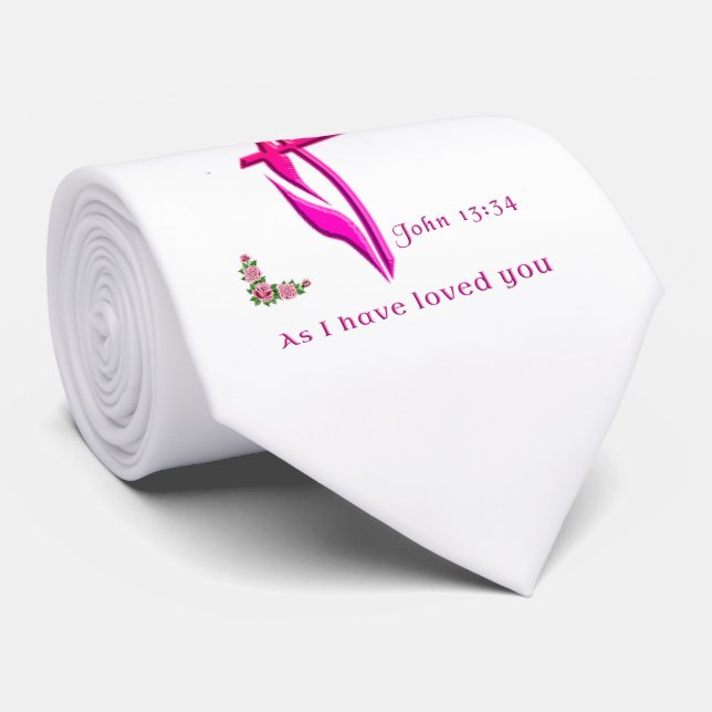 Corbata Amas el uno al otro y te amo (Enrollado)