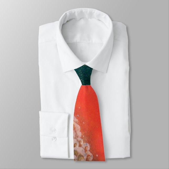 Corbata AMATERASU, SUN GODDESS Red Brown Black (Atado)