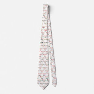 Corbata América 250 Rojo, Blanco Azul Falso Oro