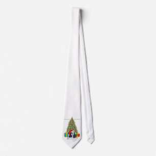 Corbata American Cocker Spaniel Navidad