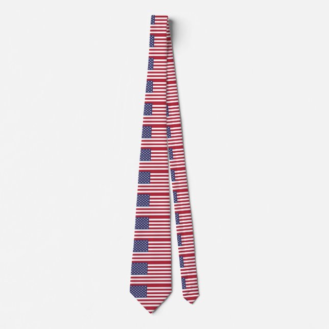 Corbata American United States USA Flag Tie (Anverso)