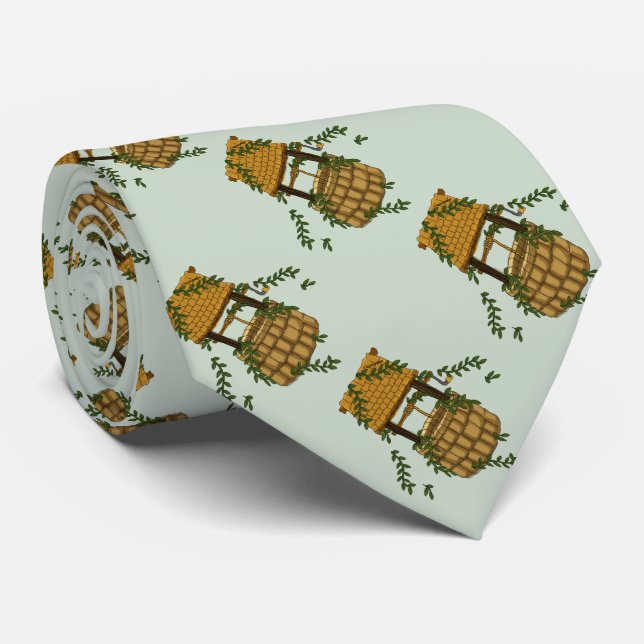 Corbata Amish Wishing Well tie (Enrollado)