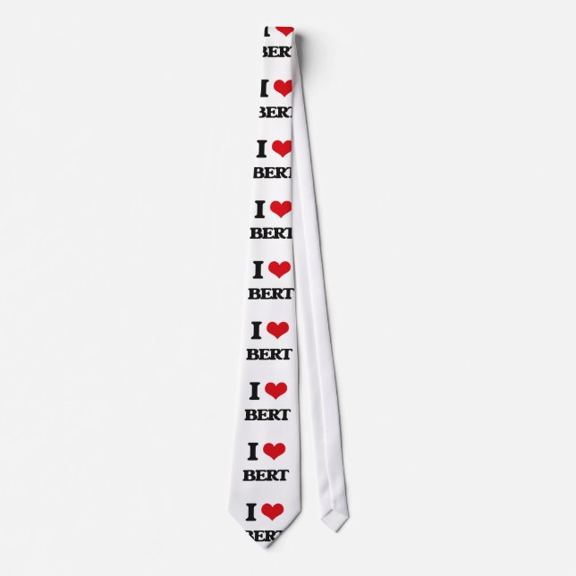 Corbata Amo a Bert (Anverso)