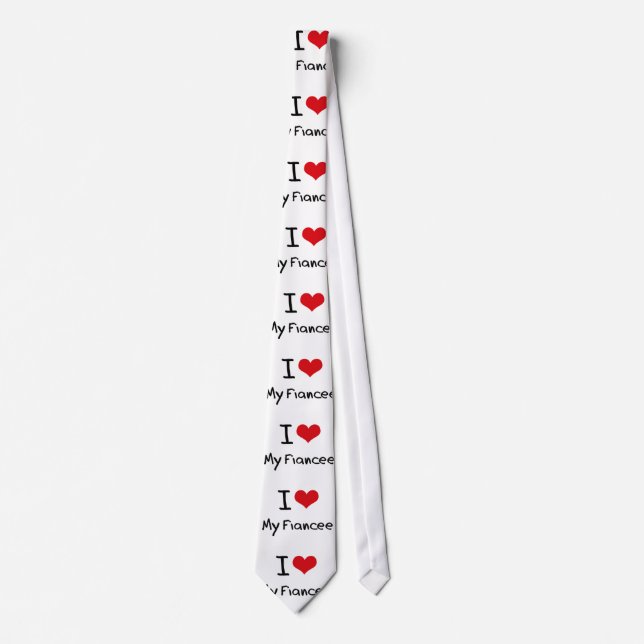 Corbata Amo a mi prometido (Anverso)