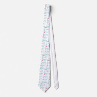 Corbata Amo al conejo de Pascua