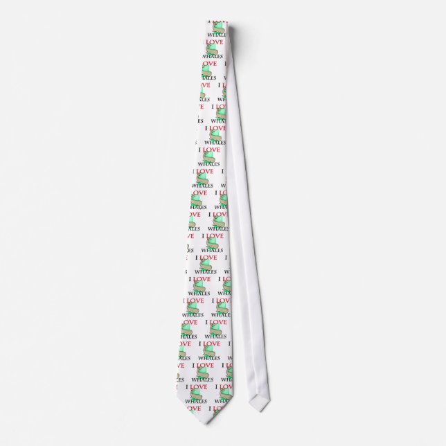 Corbata Amo ballenas (Anverso)