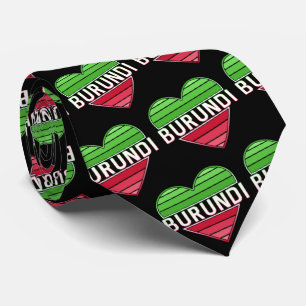 Corbata Amo Burundi, corazón burundiano