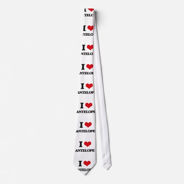 Corbata Amo el antílope (Anverso)