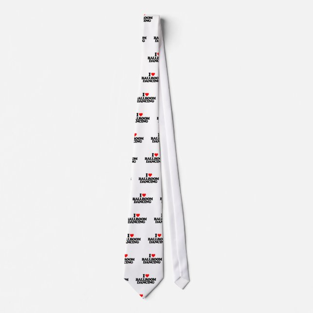 CORBATA AMO EL BAILE DE SALÓN DE BAILE (Anverso)